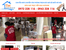 Tablet Screenshot of chuyennhathienminh.com